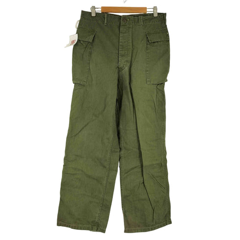 ユーエスアーミー U.S. ARMY 40S M-43 HBT トラウザーズ 尿素ボタン メンズ 36/33