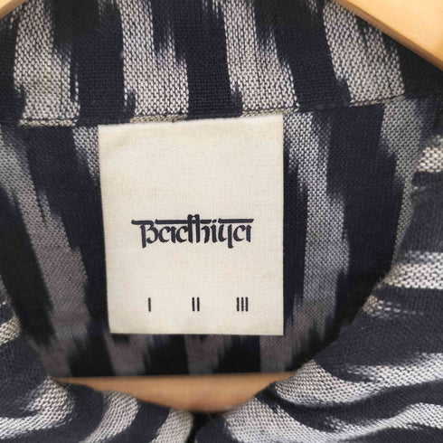 バディ―ヤ Badhiya ゼブラ柄 ショート丈 ジップアップブルゾン メンズ