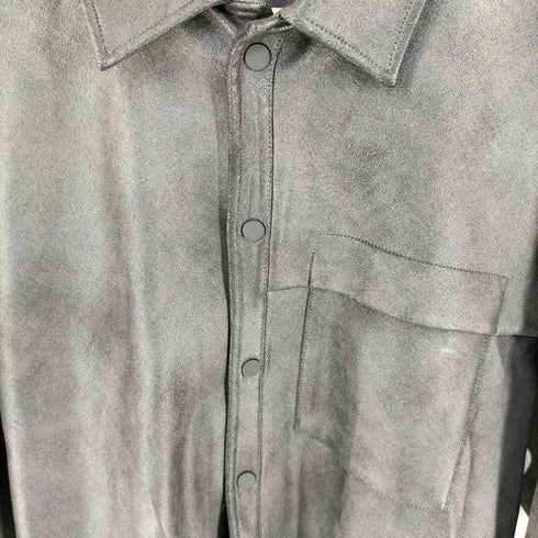 ザラ ZARA フェイクスエードシャツジャケット メンズ import:S