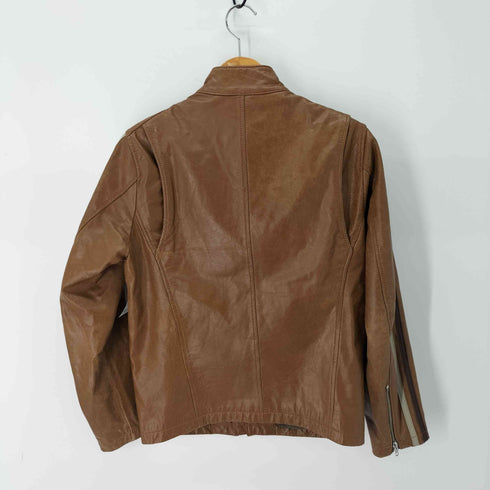 オンボード On board ホースレザー シングルライダースジャケット メンズ JPN:M