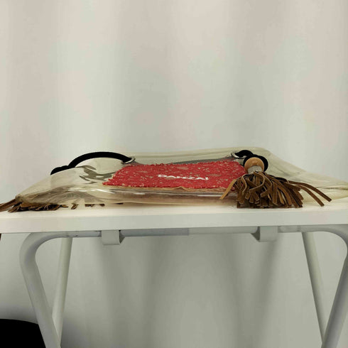 BANZAI タッセル付き クリア トートバッグ レディース