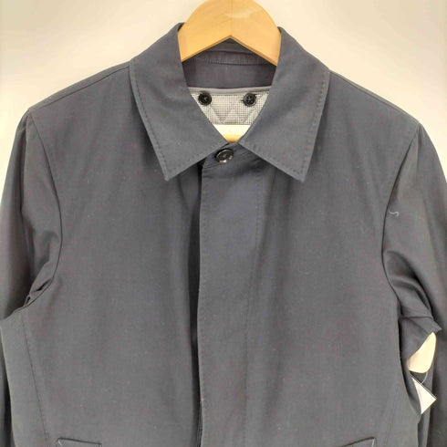 エディフィス EDIFICE キルティングライナー付き 比翼ボタン チェスターコート メンズ JPN:44