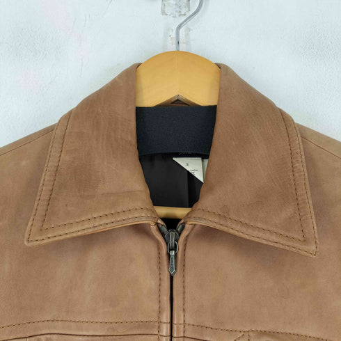 ジェイクルー J.CREW 羊革ジップアップレザージャケット メンズ import:S