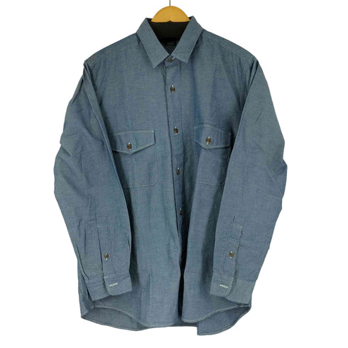 フェアファクス FAIRFAX 両フラップ レギュラーカラーシャツ メンズ L
