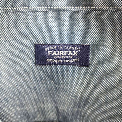 フェアファクス FAIRFAX 両フラップ レギュラーカラーシャツ メンズ L