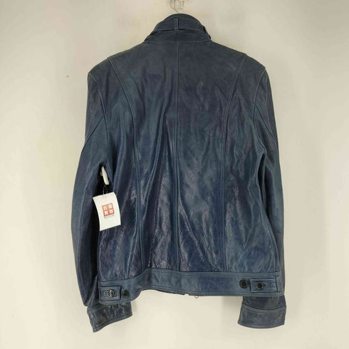 ミッシェルクラン MICHEL KLEIN 牛革ライダースジャケット メンズ 50