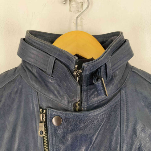 ミッシェルクラン MICHEL KLEIN 牛革ライダースジャケット メンズ 50