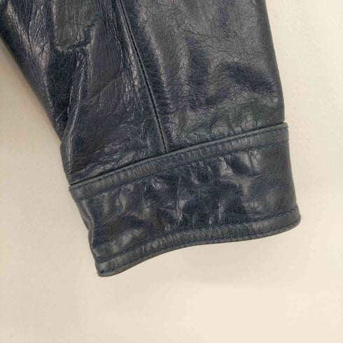 ミッシェルクラン MICHEL KLEIN 牛革ライダースジャケット メンズ 50