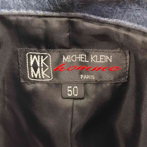ミッシェルクラン MICHEL KLEIN 牛革ライダースジャケット メンズ 50