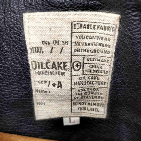 OILCAKE 豚革レザージャケット メンズ JPN:L