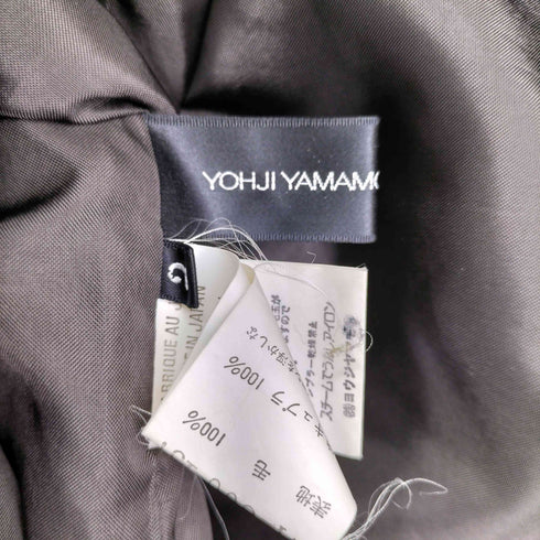 ヨウジヤマモトプリュスノアール YOHJI YAMAMOTO+NOIR ウールロングコート メンズ JPN:2