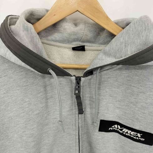 アヴィレックス AVIREX L/S WR COMBINATION ZIP PARKA コンビネーション ジップアップ パーカー メンズ JPN:XL
