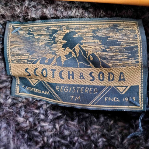 スコッチアンドソーダ SCOTCH&SODA トグルボタン ショールカラー ニットジャケット メンズ import:M