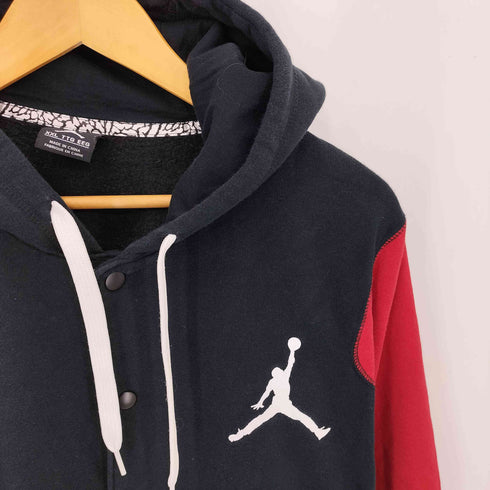 ジョーダンブランド JORDAN BRAND JORDAN VARSITY HOODY ジャンプマン ロゴ刺繍 スナップボタン パーカー メンズ JPN:XXL