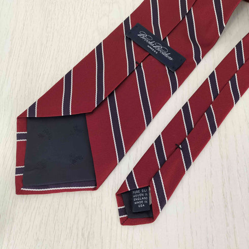 ブルックスブラザーズ BROOKS BROTHERS MAKERS シルク ストライプ ネクタイ メンズ