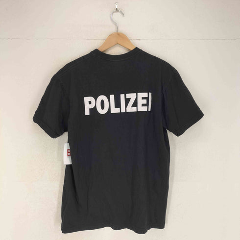 polizei 両面プリント S/S Tシャツ メンズ