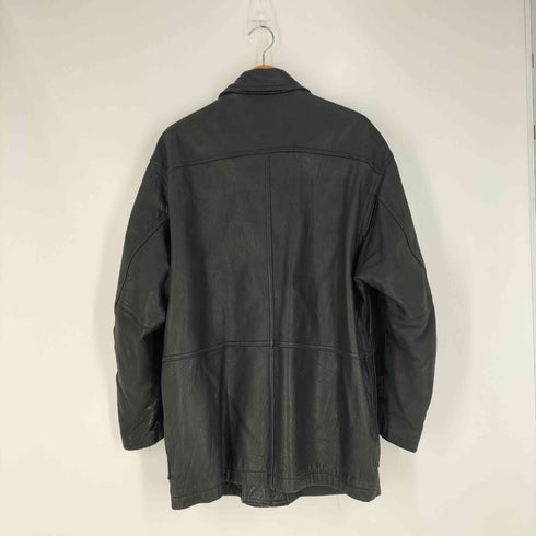 裏地キルティング GAINSBOUR リアルレザー ハーフコート メンズ import:M