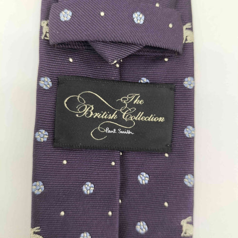 ポールスミス Paul Smith British Collection 総柄シルクネクタイ メンズ