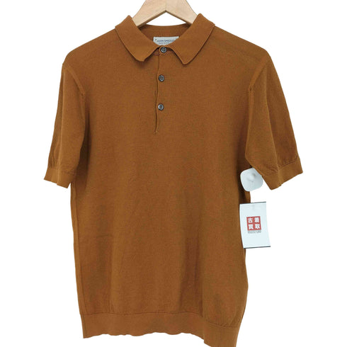ジョンスメドレー JOHN SMEDLEY イングランド製 コットンニット クラシック 半袖 ポロシャツ メンズ import:M