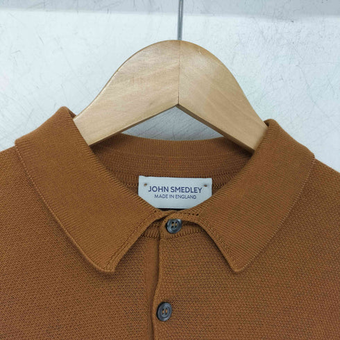 ジョンスメドレー JOHN SMEDLEY イングランド製 コットンニット クラシック 半袖 ポロシャツ メンズ import:M