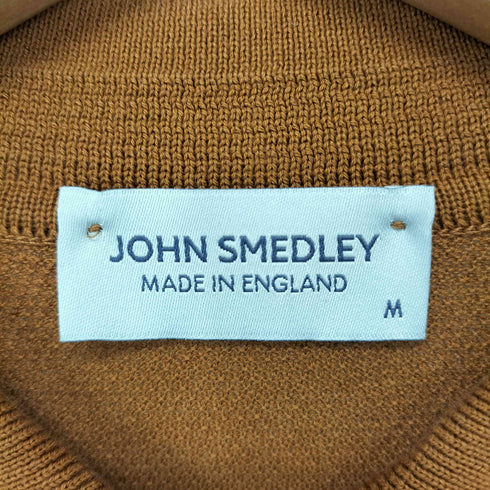 ジョンスメドレー JOHN SMEDLEY イングランド製 コットンニット クラシック 半袖 ポロシャツ メンズ import:M