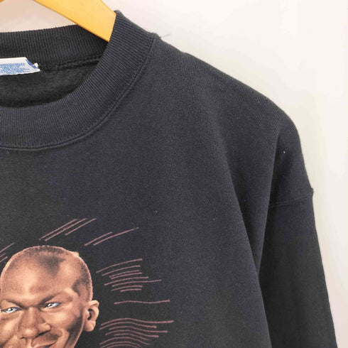 SAL EM SPORTSWEAR 90s USA製 NBA バスケットボールプレーヤープリント クルーネック スウェット メンズ import:L