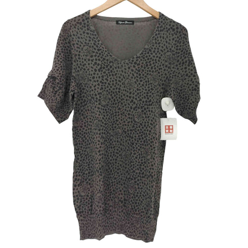 ヒステリックグラマー HYSTERIC GLAMOUR ヒスベア レオパード柄 S/Sニット レディース