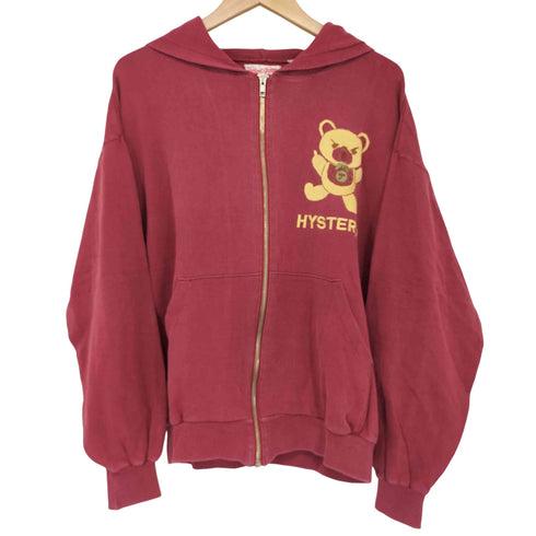 ヒステリックグラマー HYSTERIC GLAMOUR 初期タグ ヒスベア ジップパーカー メンズ FREE