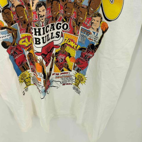 テネシーリバー TENNESSEE RIVER 90s USA製 シングルステッチ NBA WOLD CHAMPS バスケットボールチームプリント Tシャツ メンズ import:M