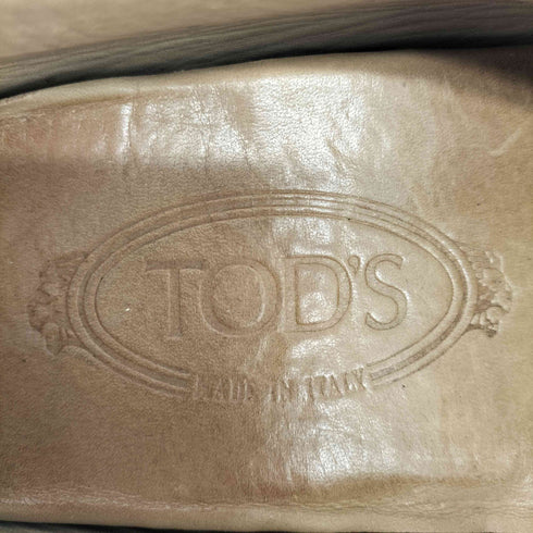 TODS スエード レザー モカシン ドライビング ローファー / シューズ スリッポン メンズ 6 1/2