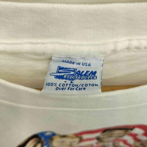 SAL EM SPORTSWEAR 90s USA製 シングルステッチ USA バスケットボールドリームチーム 両面プリント Tシャツ メンズ import:L