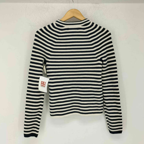 バナナリパブリック BANANA REPUBLIC ボーダー リブ クルーネックニット レディース import:S