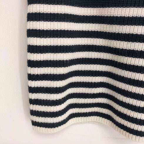 バナナリパブリック BANANA REPUBLIC ボーダー リブ クルーネックニット レディース import:S