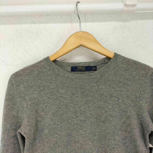 ポロラルフローレン POLO RALPH LAUREN エルボーパッチ ニットワンピース レディース import:XS