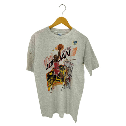 SAL EM SPORTSWEAR 90s USA製 シングルステッチ NBA バスケットボールプリント Tシャツ メンズ import:L