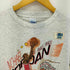 SAL EM SPORTSWEAR 90s USA製 シングルステッチ NBA バスケットボールプリント Tシャツ メンズ import:L