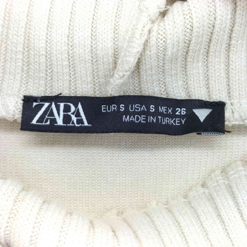 ザラ ZARA SOFT HIGH NECK TOP レディース import:S