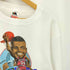 フルーツオブザルーム FRUIT OF THE LOOM 90s NBA バスケットボールプレイヤープリント クルーネック スウェット メンズ import:L