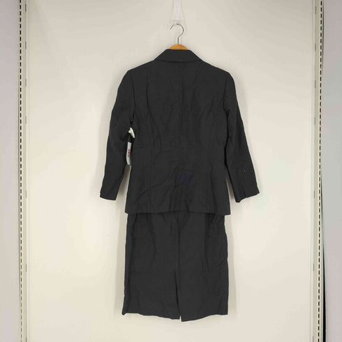バーバリーロンドン BURBERRY LONDON ウールシルク 比翼ジャケット セットアップ レディース 上40 下36
