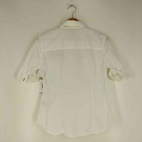 ハーレーダビッドソン HARLEY-DAVIDSON ロゴ刺繍 半袖 コットンシャツ レディース import:M