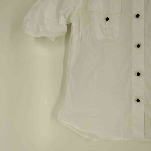 ハーレーダビッドソン HARLEY-DAVIDSON ロゴ刺繍 半袖 コットンシャツ レディース import:M