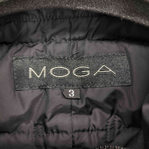 モガ MOGA ジップアップ ナイロン ダウンベスト レディース JPN:3