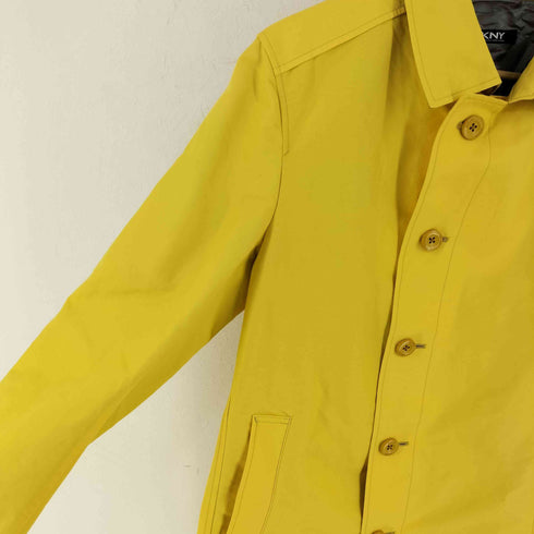 ダナキャランニューヨーク DKNY チンストラップ付き ステンカラーコート メンズ import:L