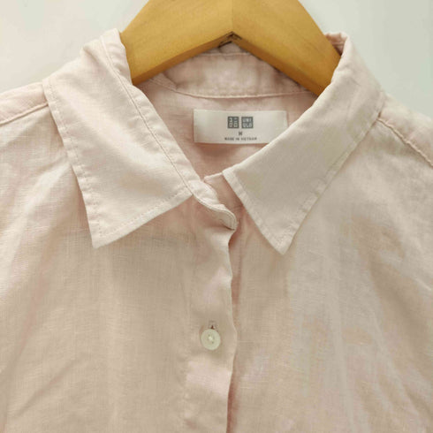 ユニクロ UNIQLO プレミアムリネンシャツ レディース JPN:M