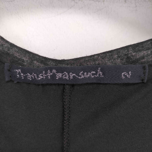 TRANSIT PAR SUCH トランジット パーサッチ レーヨン ウール ロング レイヤード カットソー レディース JPN:2