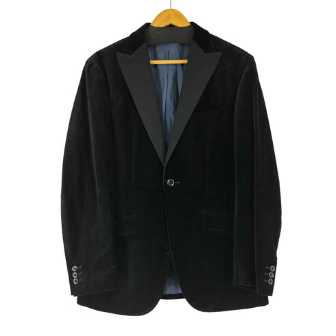 スーツカンパニー THE SUIT COMPANY 1B ベロアテーラードジャケット メンズ JPN:L