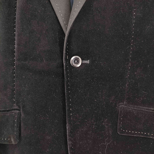 スーツカンパニー THE SUIT COMPANY 1B ベロアテーラードジャケット メンズ JPN:L