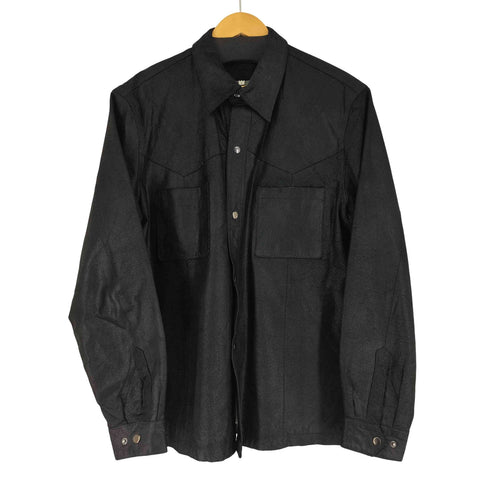 L/S ピッグレザーウエスタンシャツ メンズ import:L