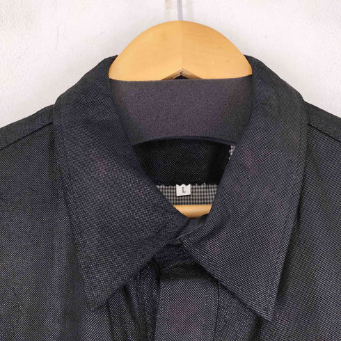 L/S ピッグレザーウエスタンシャツ メンズ import:L