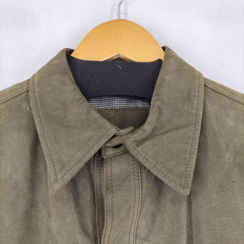 L/S ピッグレザーウエスタンシャツ メンズ import:L